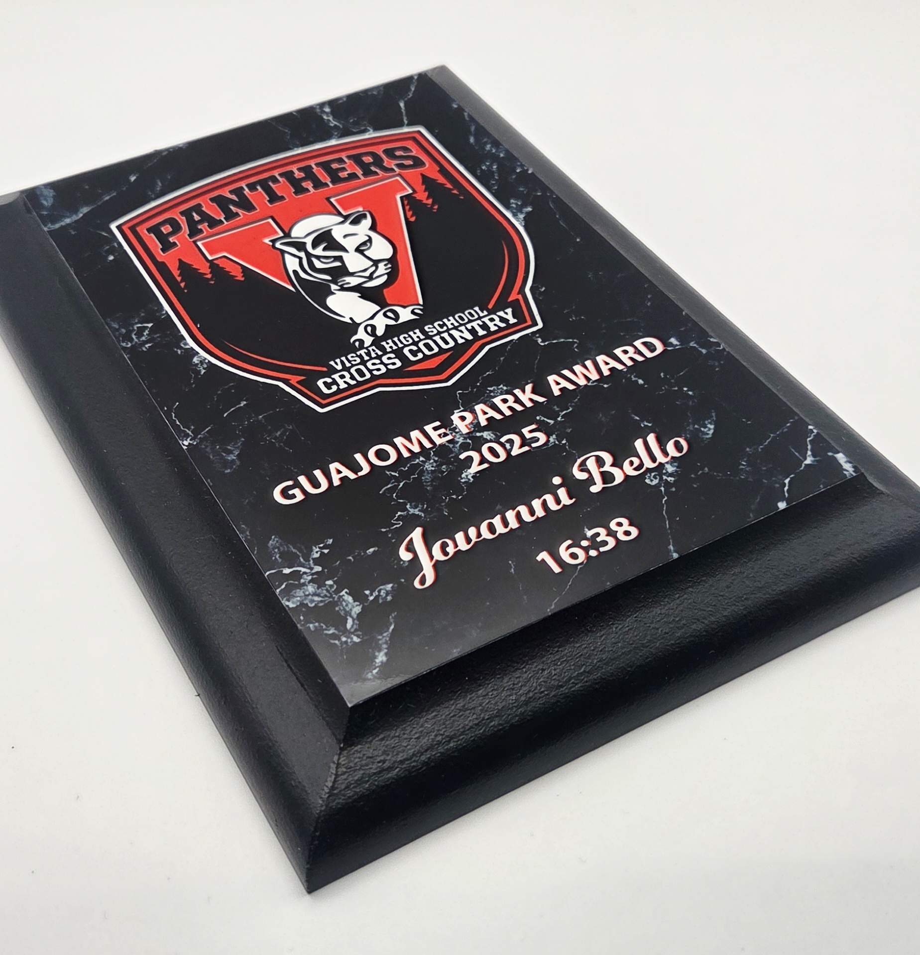 Vista High School Cross Country award